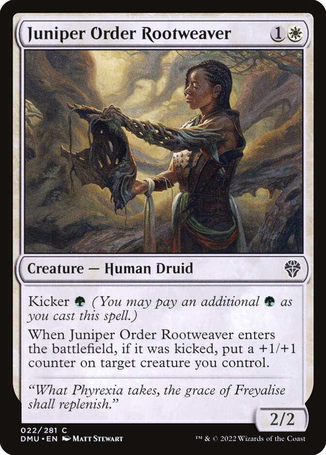 Card Scan of Juniper Order Rootweaver | DMU