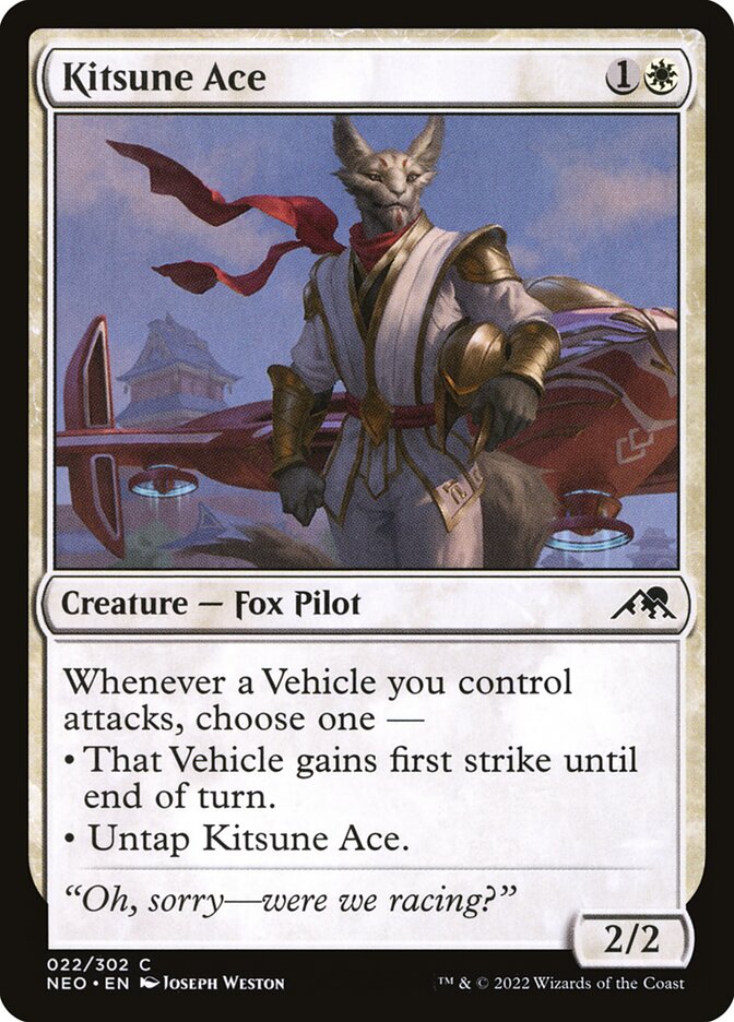 Card Scan of Kitsune Ace | NEO