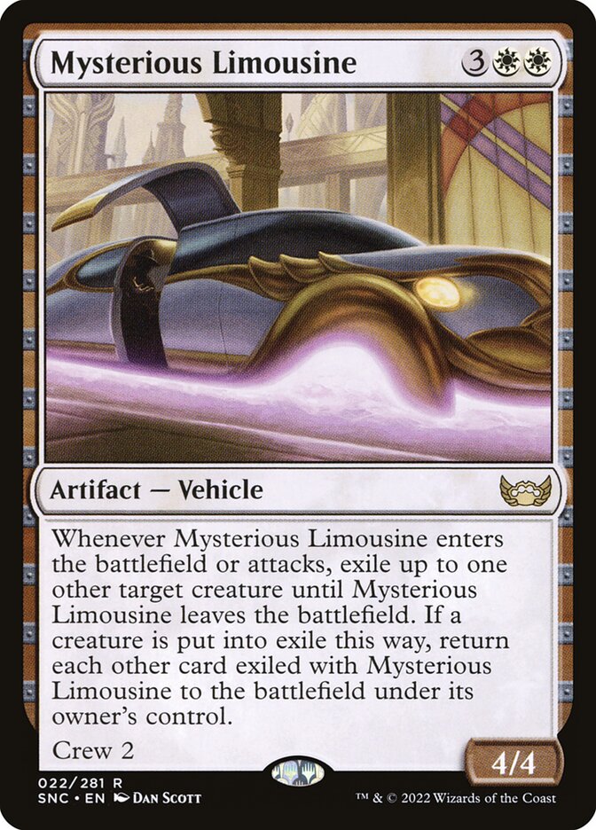 Mysterious Limousine | SNC - Card Scan