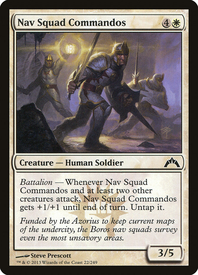 Card Scan of Nav Squad Commandos | GTC