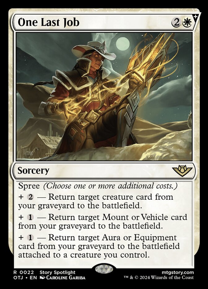 Card Scan of One Last Job | OTJ