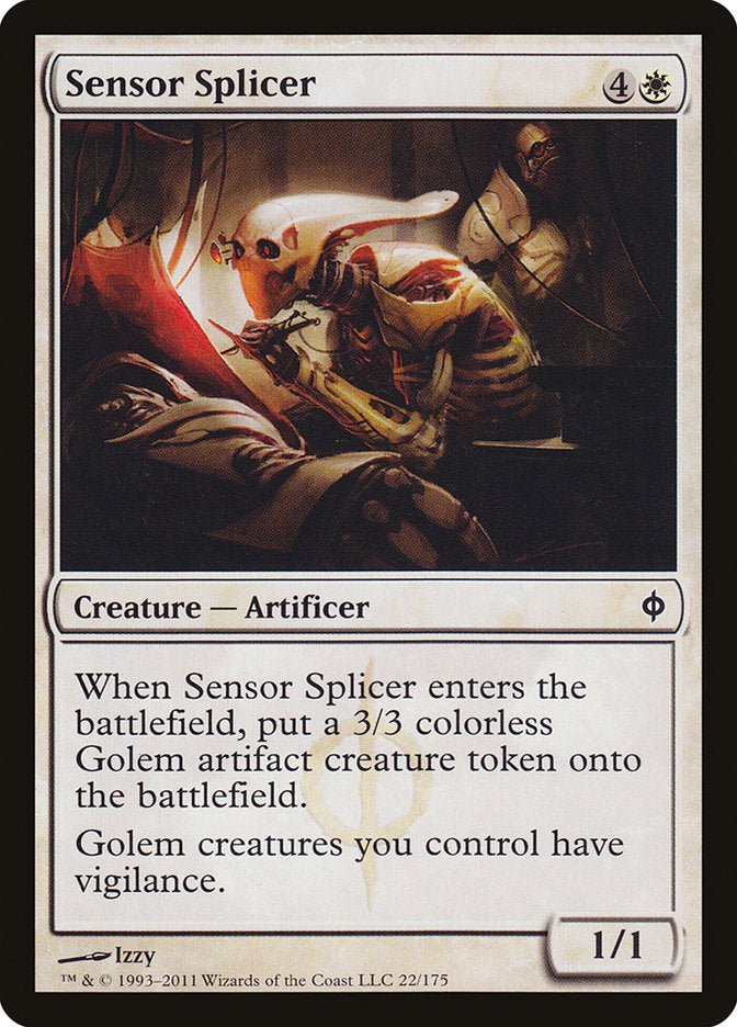 Card Scan of Sensor Splicer | NPH