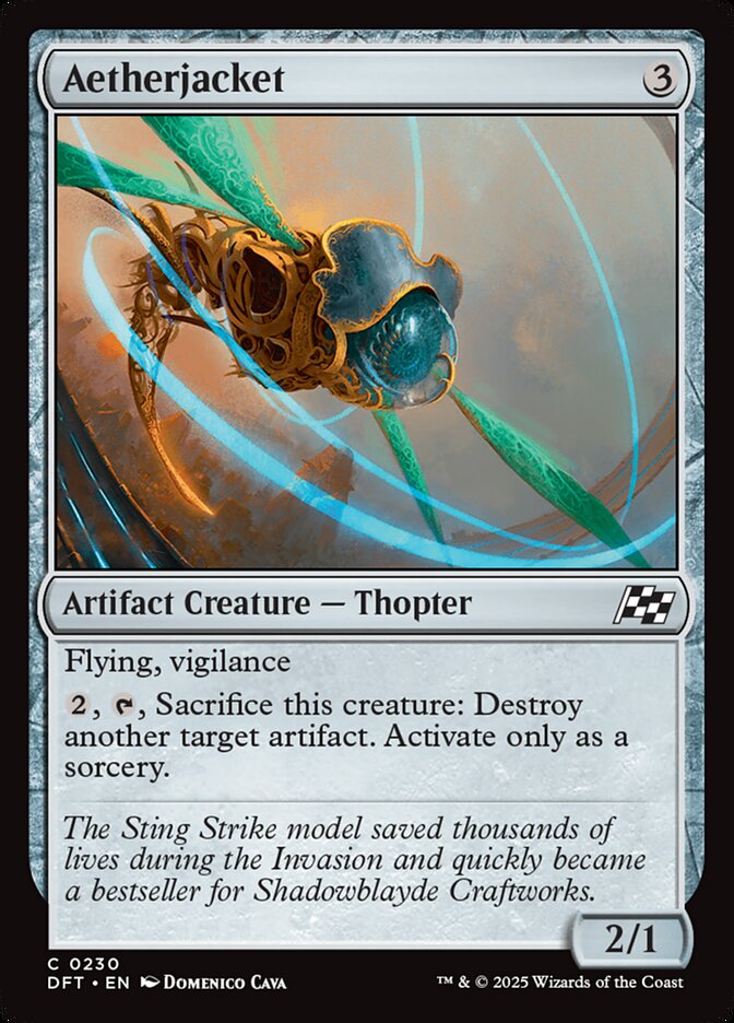 Card Scan of Aetherjacket | DFT