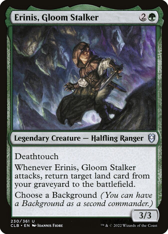 Card Scan of Erinis, Gloom Stalker | CLB