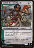 Card Scan of Huatli, the Sun's Heart | WAR