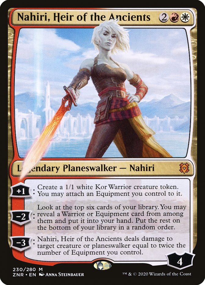 Card Scan of Nahiri, Heir of the Ancients | ZNR