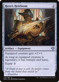 Card Scan of Hero's Heirloom | DMU