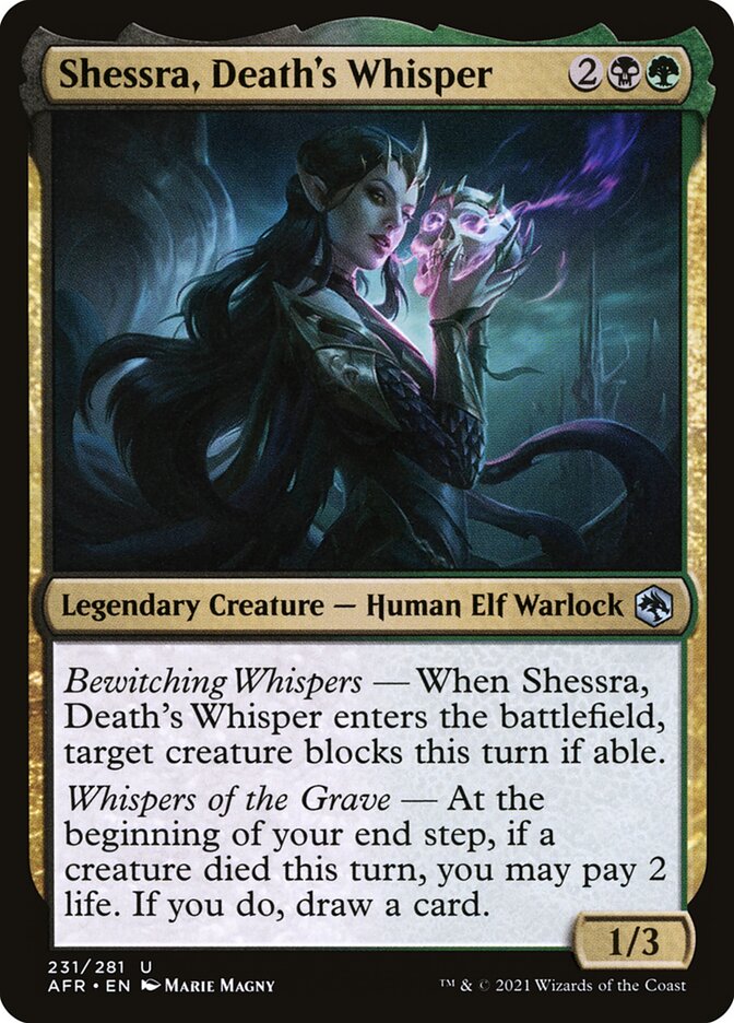Shessra, Death's Whisper | AFR