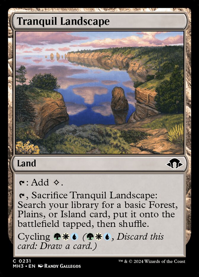 Card Scan of Tranquil Landscape | MH3