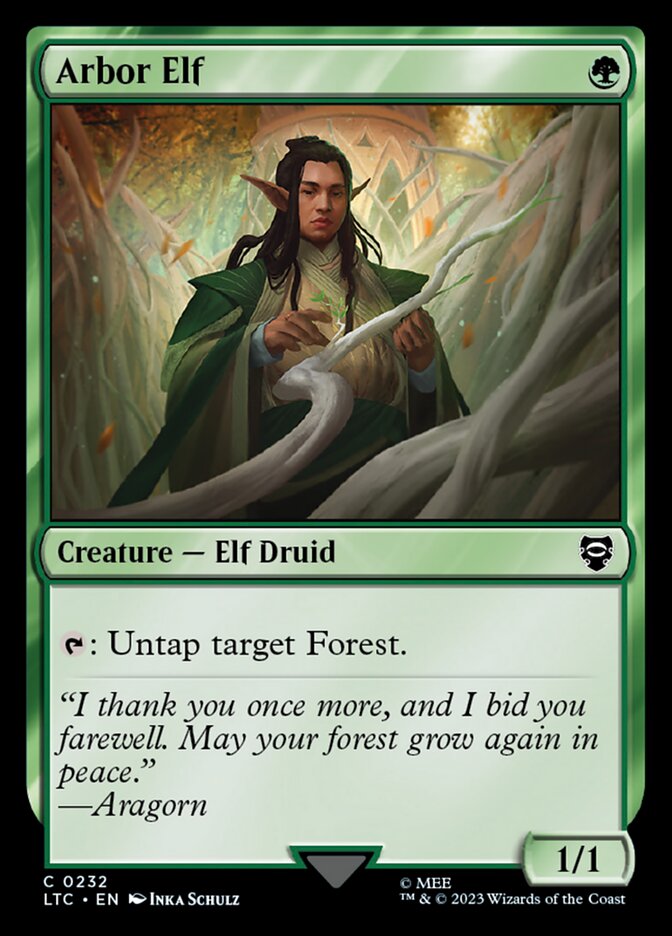 Card Scan of Arbor Elf | LTC