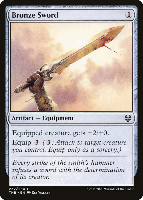 Card Scan of Bronze Sword | THB