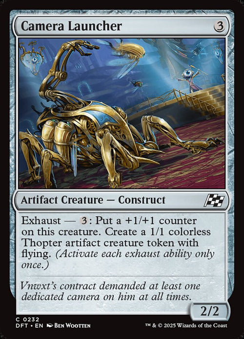 Card Scan of Camera Launcher | DFT
