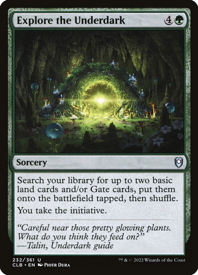 Card Scan of Explore the Underdark | CLB