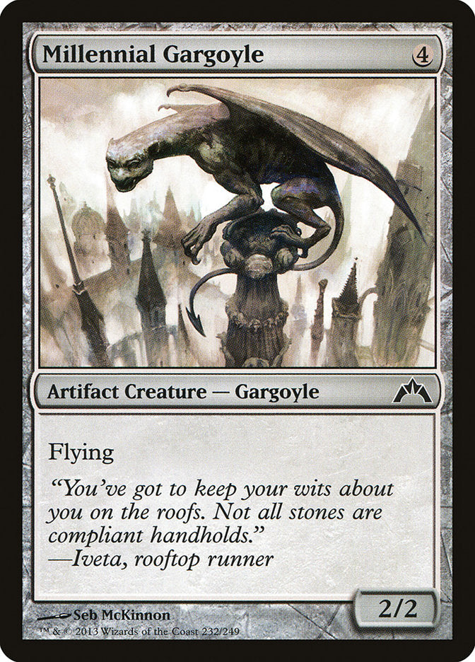 Card Scan of Millennial Gargoyle | GTC