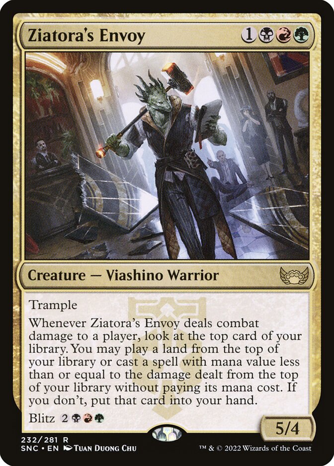Ziatora's Envoy | SNC (Foil) - Card Scan