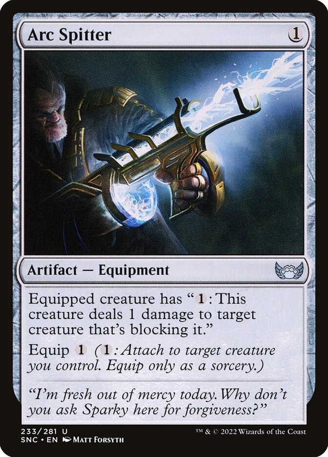 Arc Spitter | SNC (Foil) - Card Scan