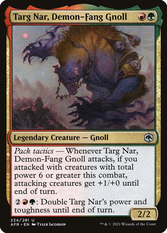 Targ Nar, Demon-Fang Gnoll | AFR