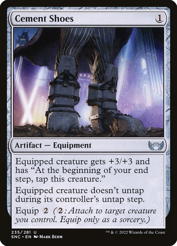 Cement Shoes | SNC (Foil) - Card Scan
