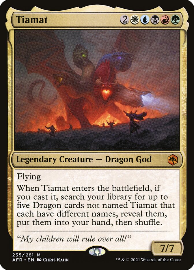 Card Scan of Tiamat | AFR