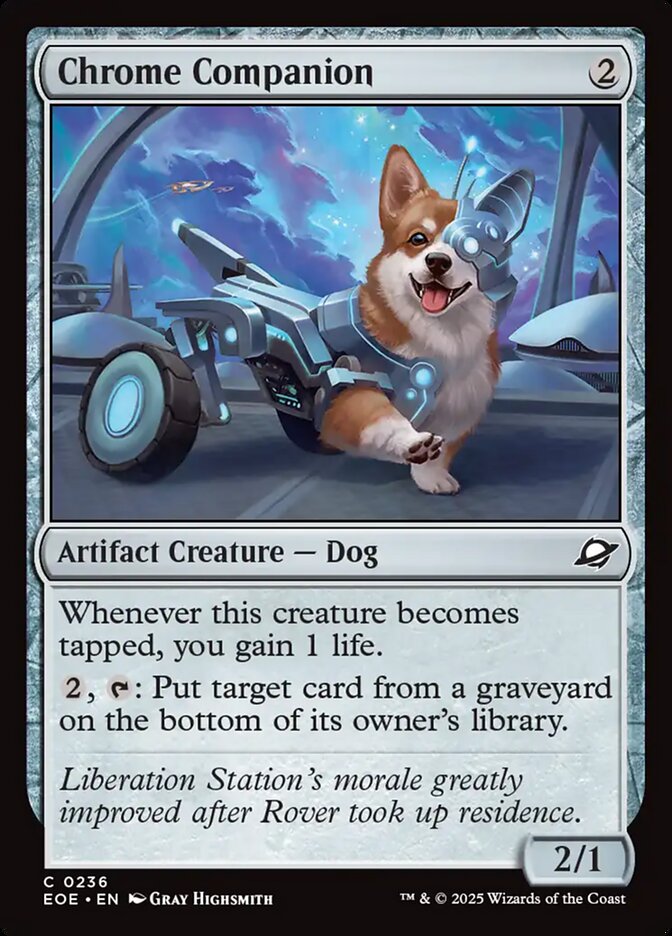 Chrome Companion Card Scan