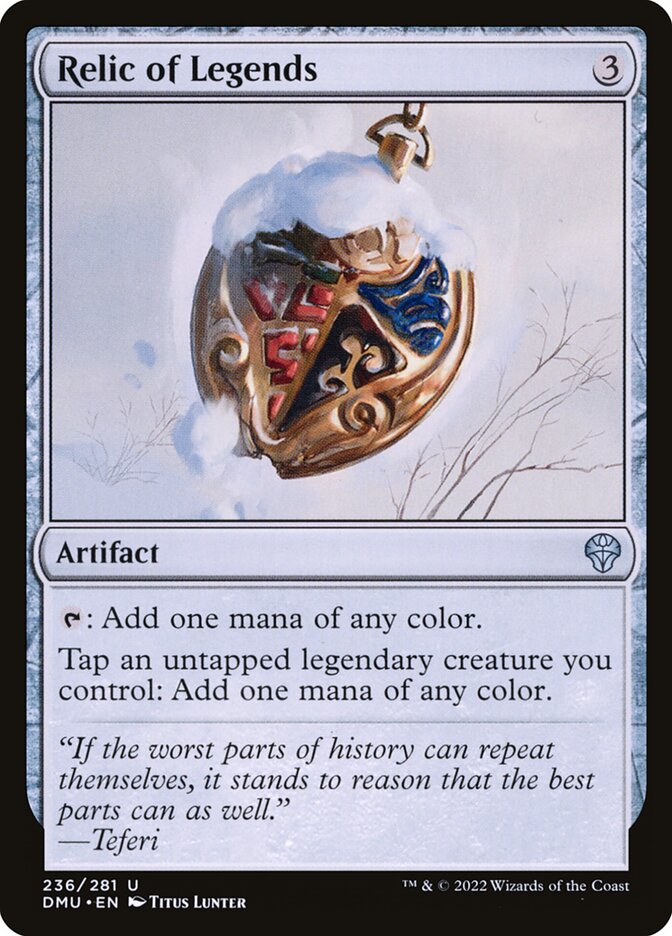 Card Scan of Relic of Legends | DMU