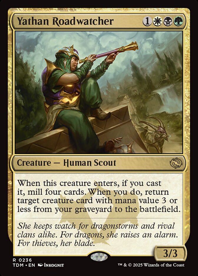 Card Scan of Yathan Roadwatcher | TDM