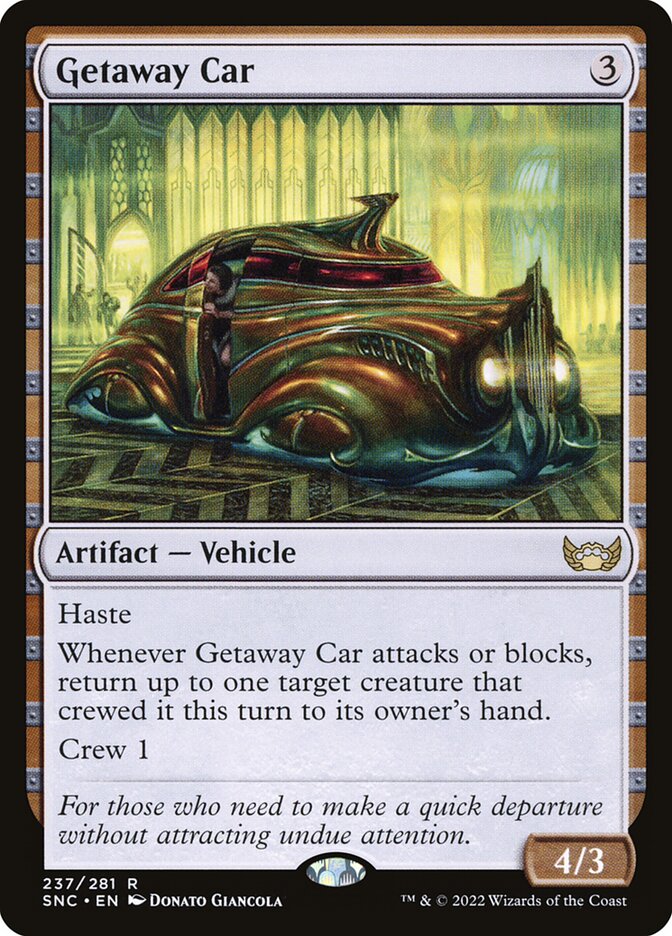 Getaway Car | SNC (Foil) - Card Scan