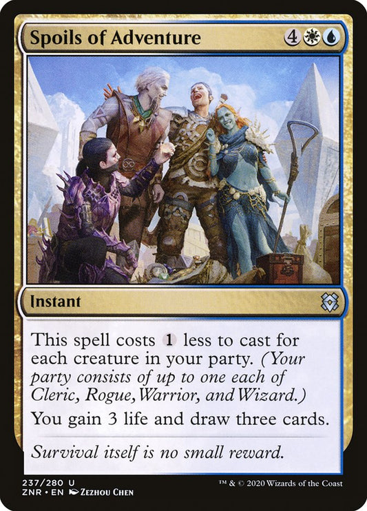 Spoils of Adventure | ZNR