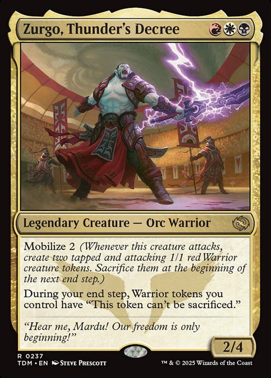 Zurgo, Thunder's Decree | TDM