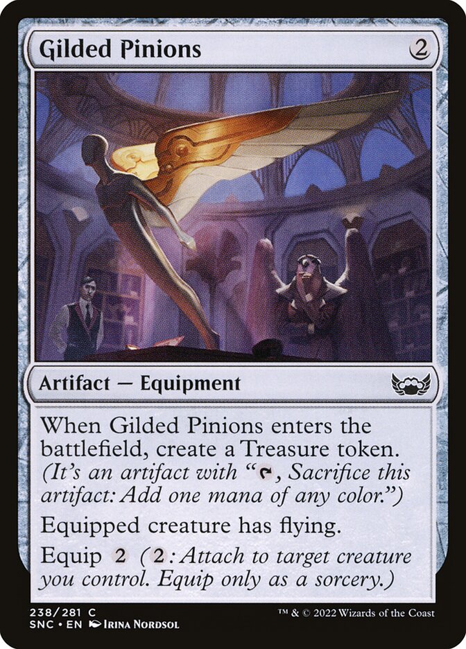 Card Scan of Gilded Pinions | SNC