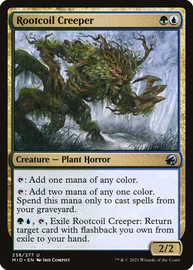 Card Scan of Rootcoil Creeper | MID