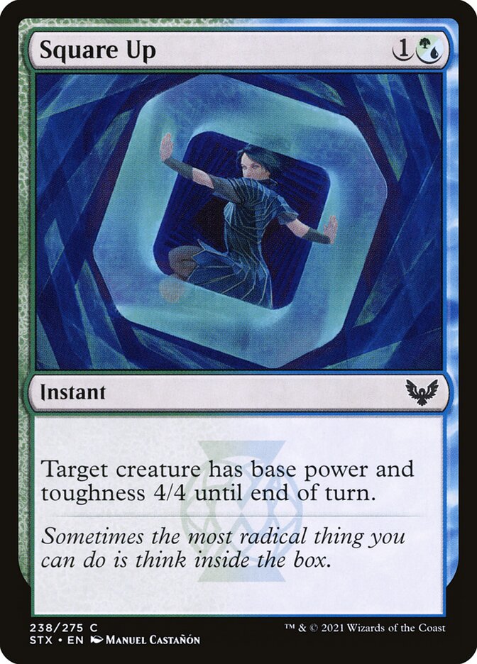 Card Scan of Square Up | STX
