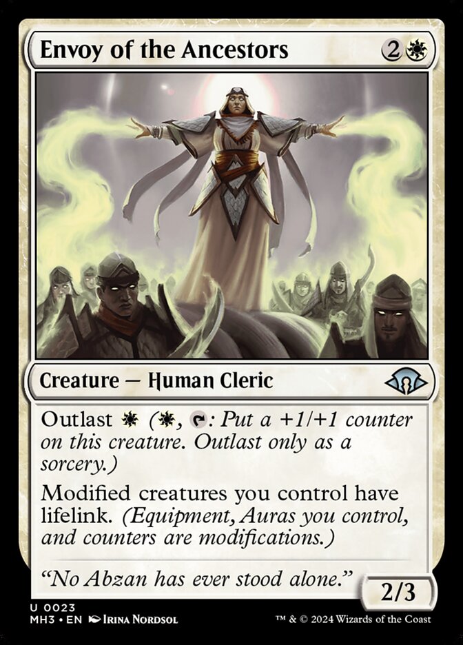 Card Scan of Envoy of the Ancestors | MH3
