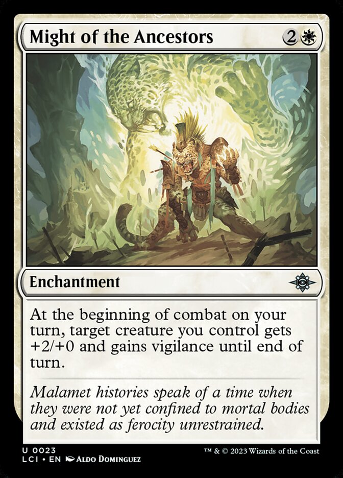 Card Scan of Might of the Ancestors | LCI