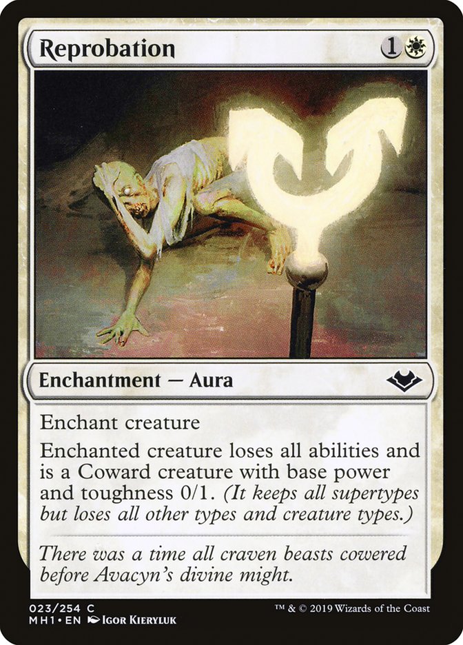 Reprobation Card Scan