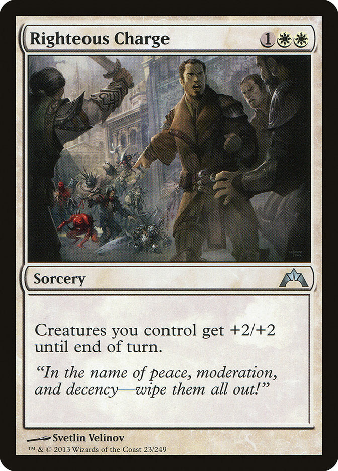 Card Scan of Righteous Charge | GTC