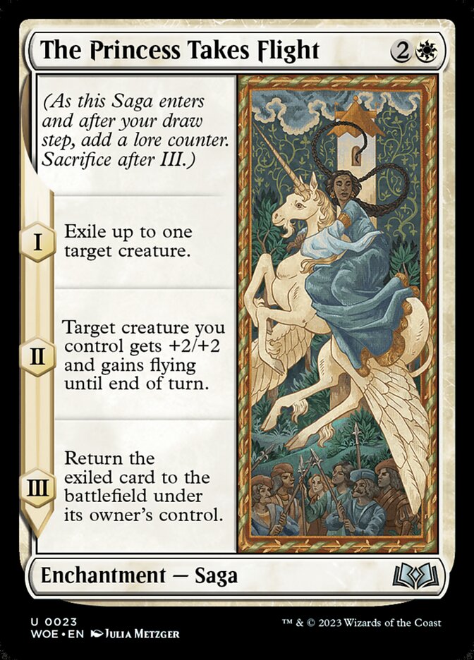 Card Scan of The Princess Takes Flight | WOE
