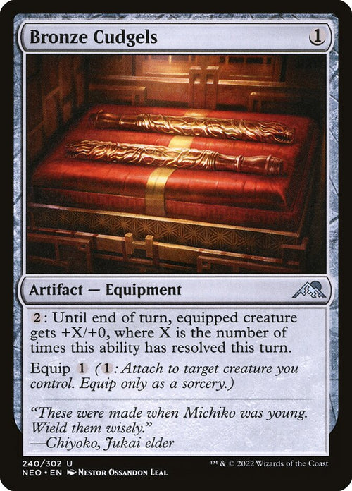 Card Scan of Bronze Cudgels | NEO