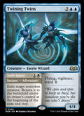 Card Scan of Twining Twins // Swift Spiral | WOE