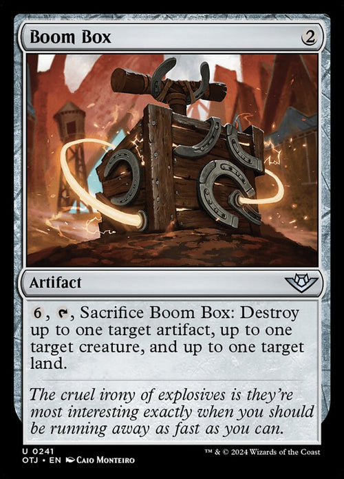 Card Scan of Boom Box | OTJ