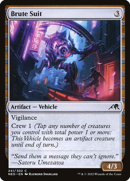 Card Scan of Brute Suit | NEO