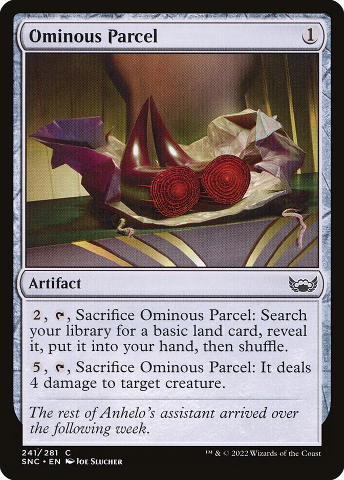 Ominous Parcel | SNC (Foil) - Card Scan
