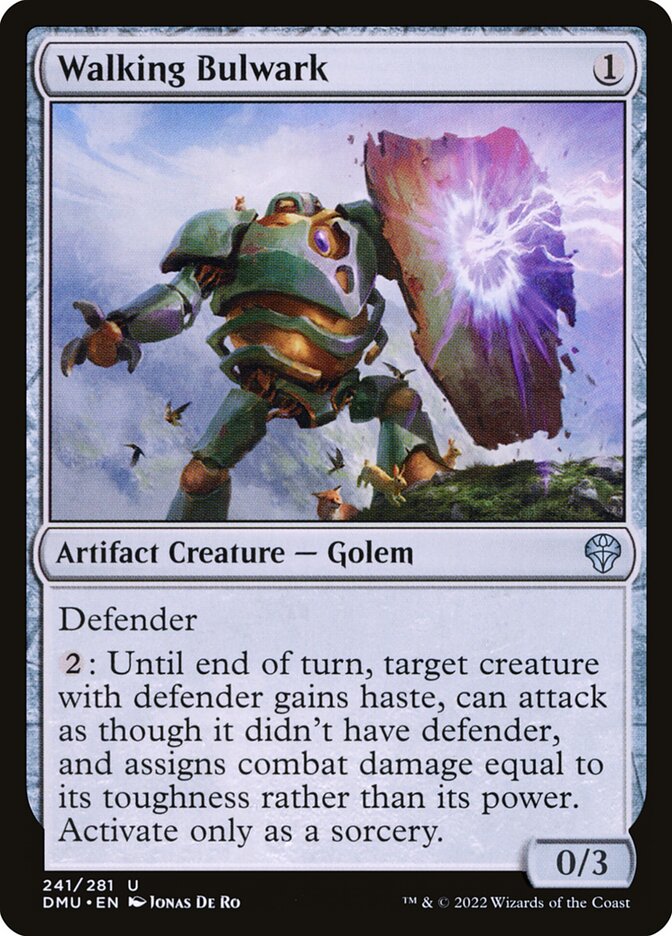 Card Scan of Walking Bulwark | DMU