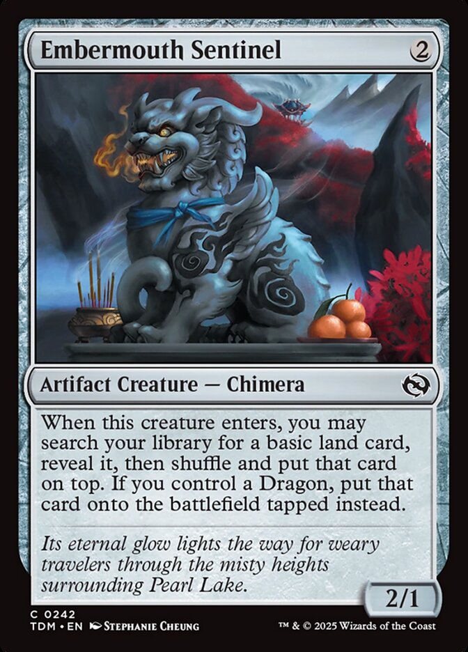 Card Scan of Embermouth Sentinel | TDM