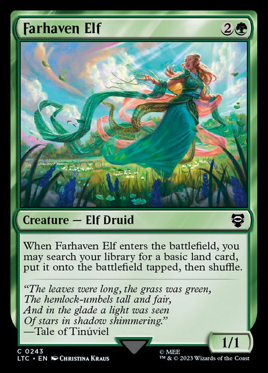 Card Scan of Farhaven Elf | LTC