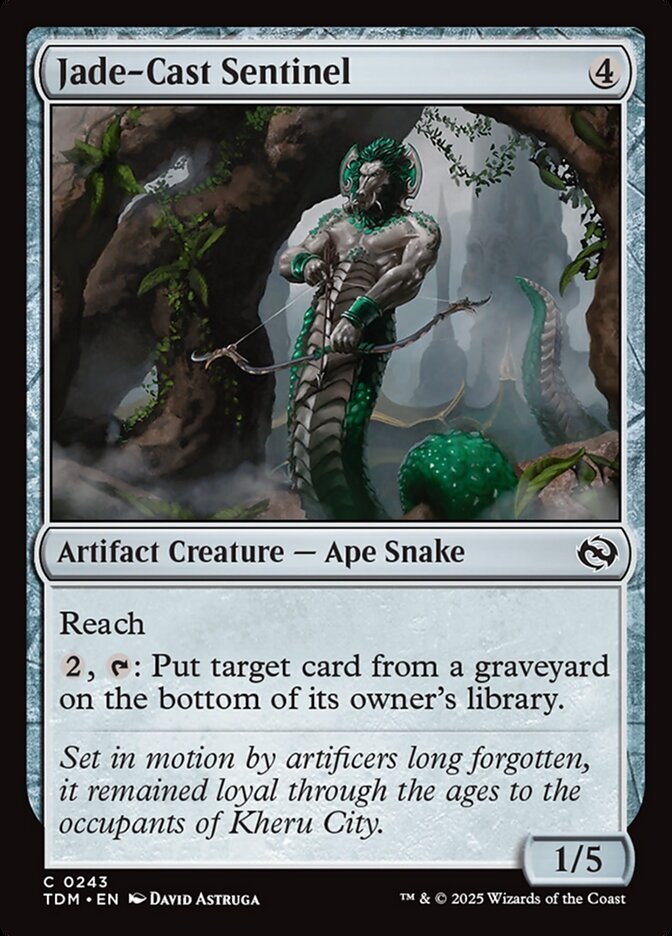 Card Scan of Jade-Cast Sentinel | TDM
