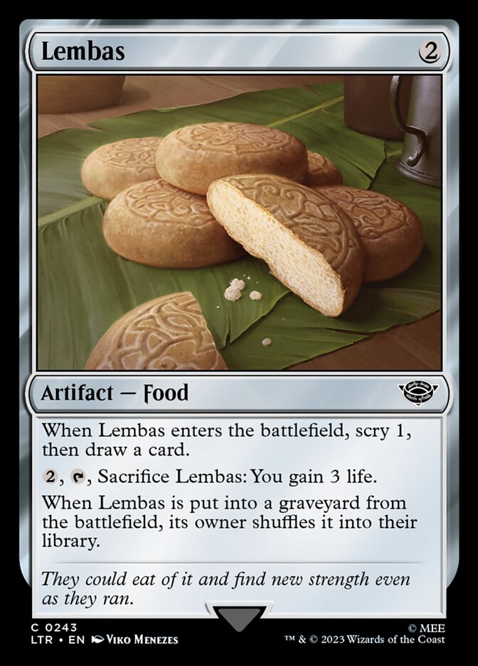 Card Scan of Lembas | LTR