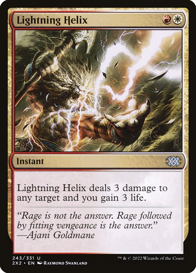 Card Scan of Lightning Helix | 2X2