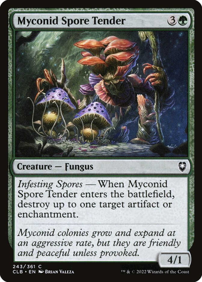 Card Scan of Myconid Spore Tender | CLB