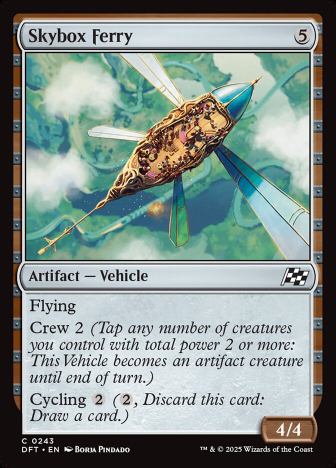 Card Scan of Skybox Ferry | DFT